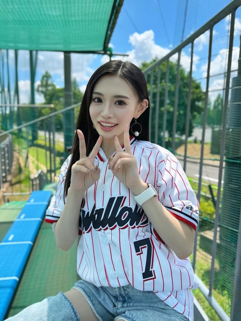 大好きな野球観戦する田丸さん
