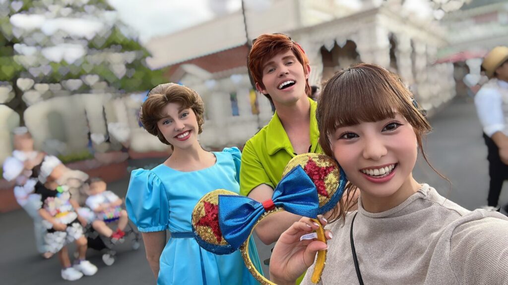 ディズニーランドを楽しむゆいさん