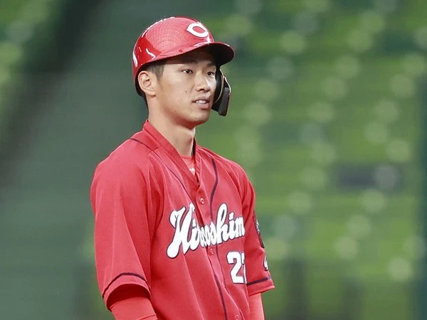 中村奨成選手の練習