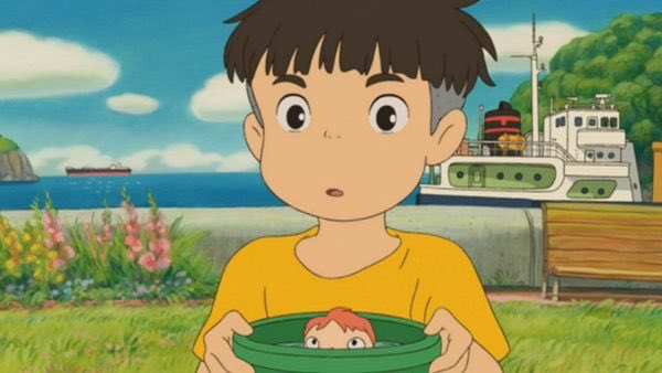 崖の上のポニョのシーン