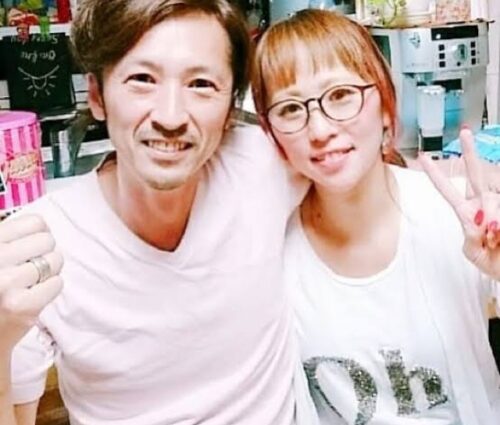 漆山夫婦の仲良しショット