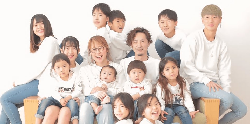 漆山家の家族写真