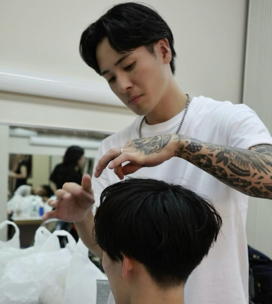 漆山家の長男のタトゥー