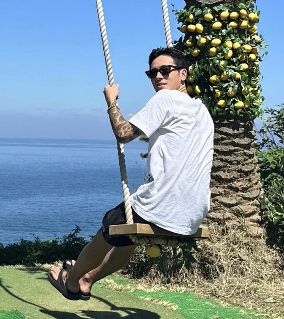 漆山家の長男のタトゥー