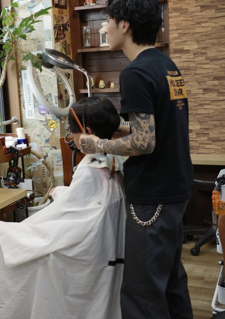 漆山家の長男のタトゥー