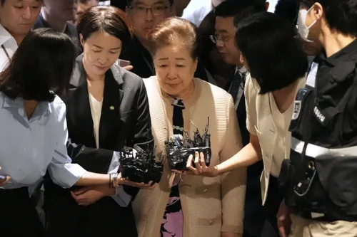 韓鶴子の逮捕直後