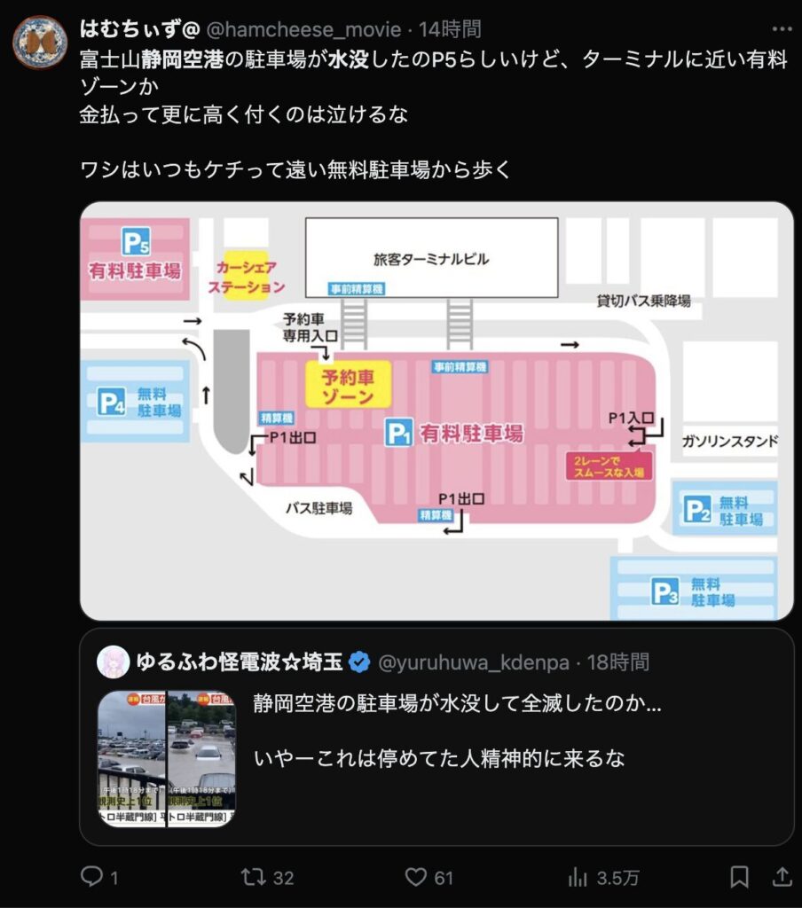 Twitterでのコメント