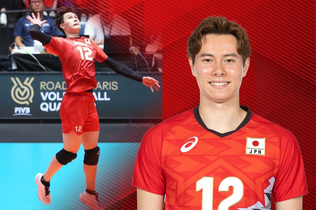 高橋藍のかっこいい姿